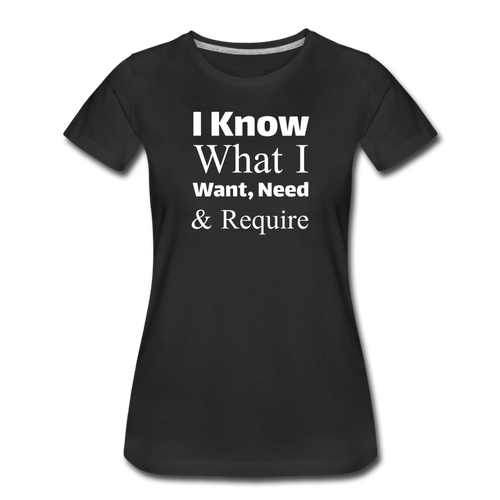 Women’s Premium T-Shirt - black