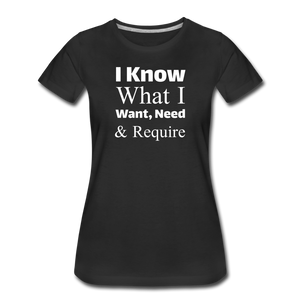 Women’s Premium T-Shirt - black