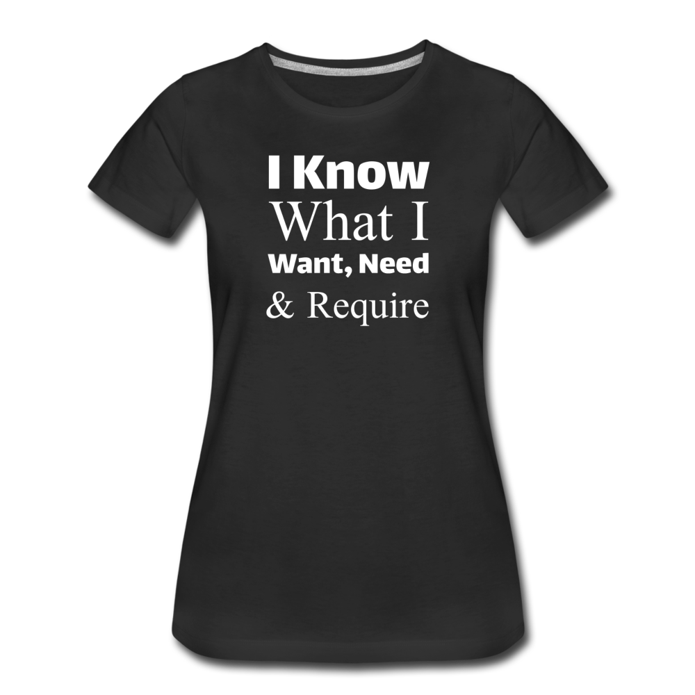 Women’s Premium T-Shirt - black