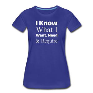 Women’s Premium T-Shirt - royal blue