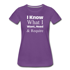 Women’s Premium T-Shirt - purple