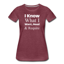 Women’s Premium T-Shirt - heather burgundy