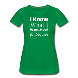 Women’s Premium T-Shirt - kelly green