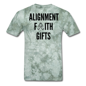 Men's T-Shirt - military green tie dye