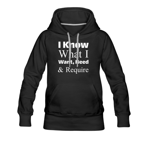 Women’s Premium Hoodie - black