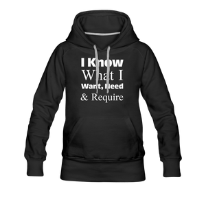 Women’s Premium Hoodie - black