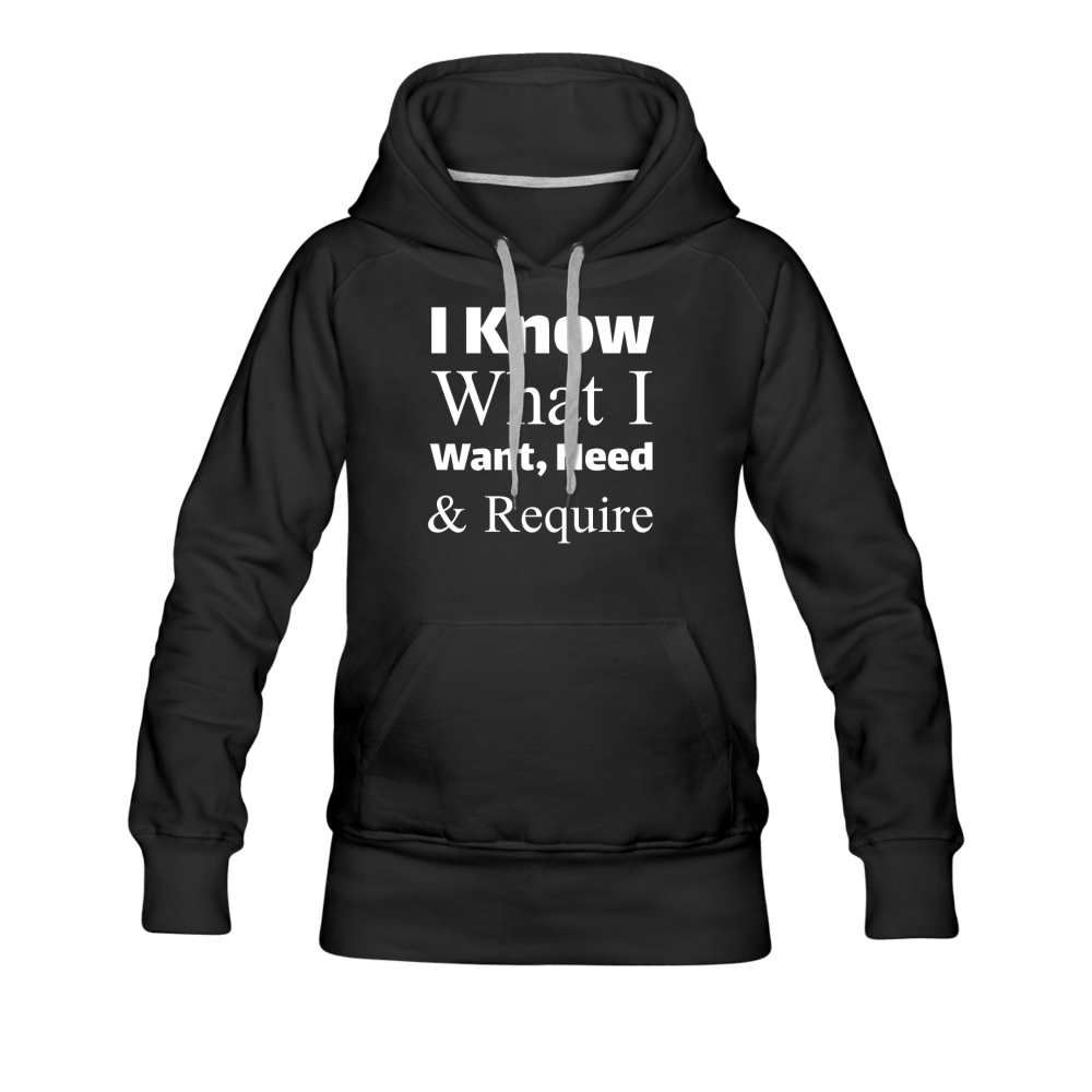 Women’s Premium Hoodie - black