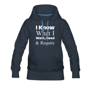 Women’s Premium Hoodie - navy