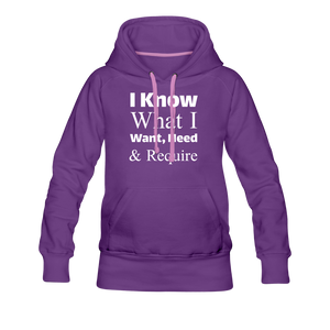 Women’s Premium Hoodie - purple