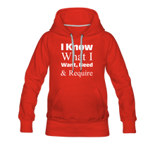 Women’s Premium Hoodie - red