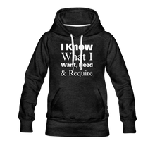 Women’s Premium Hoodie - charcoal gray