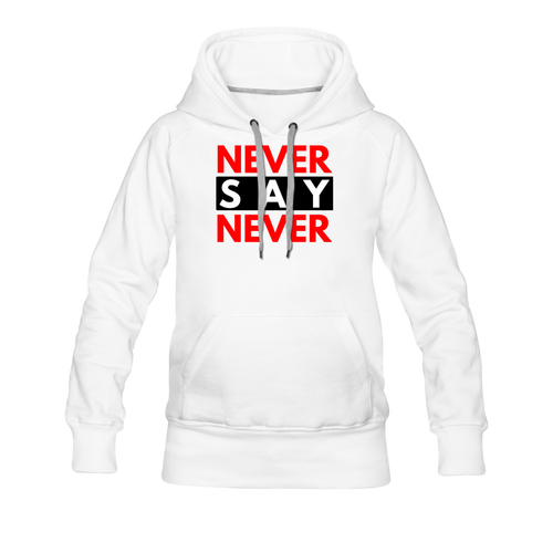 Women’s Premium Hoodie - white