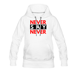 Women’s Premium Hoodie - white