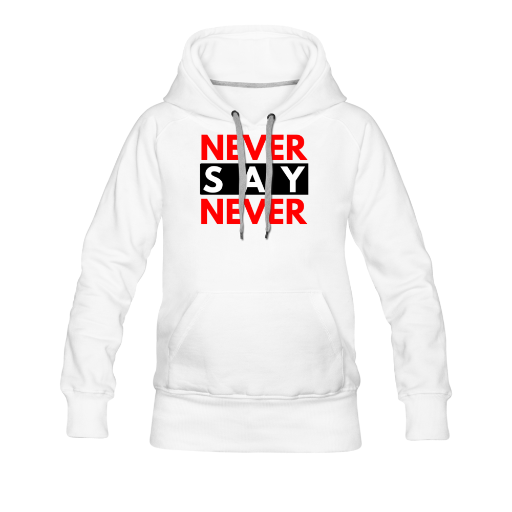 Women’s Premium Hoodie - white