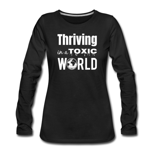 Women's Premium Long Sleeve T-Shirt - black